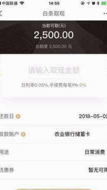 白条取现：秒到新金融
