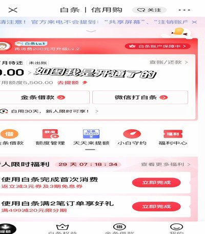 白条取现商家秒到