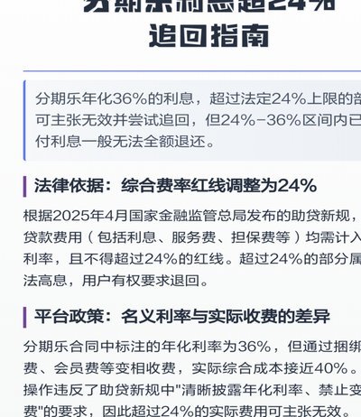 分期乐的利息是多少怎么算的